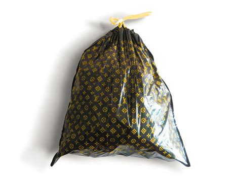 louis vuitton trash bag|Louis Vuitton garbage bag.